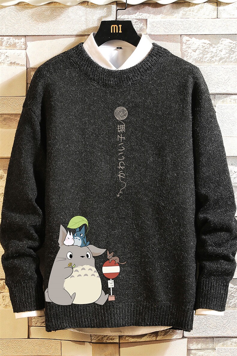 M19152-P45加绒款-P65加厚加绒毛衣男大码毛线衣男针织衫砖墙,男装针织衫/毛衣,电商A040A