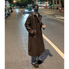 长款外套男秋冬新款双排扣风衣设计感高端上衣-A1129P108控158，男装风衣，电商B241