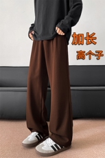 秋季高个子加长西裤垂感直筒休闲裤男阔腿长裤子188cm115KZ028P55，男装休闲裤，电商B312