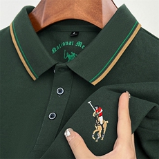 新款棉POLO衫男短袖T恤半袖商务男士时尚商务装夏季百搭上衣，男装T恤，钱塘6003（原4033）