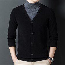 2023新款毛衣男士春秋季商务休闲中年爸爸装针织打底衫套头上衣，男装针织衫/毛衣，电商B212（原钱塘6029）