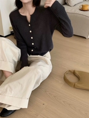 优雅气质款羊毛开衫温暖舒适显瘦百搭，女装羊毛衫，圣旺供货