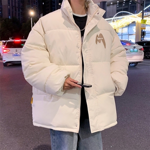 情侣棉衣新款立领面包服M字母棉服棉袄外套3352-P65控98量大有差图片