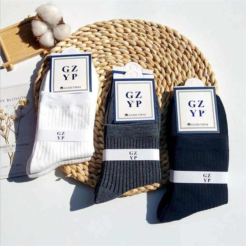 男士袜子秋冬季中筒纯棉祙子男袜长袜商务中筒冬天厚款袜四季P10，袜子，星座224