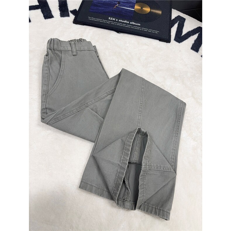 B221美式ins高街暗黑拼接休闲工装洗褪牛仔裤LK25604-特P48控88,男装牛仔裤,电商B221