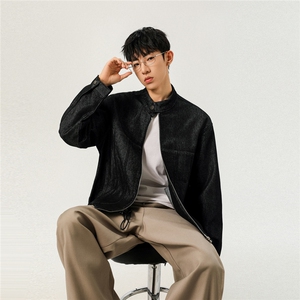 2025新高品质牛仔夹克宽松韩版工装潮流水洗外套N108/P105图片