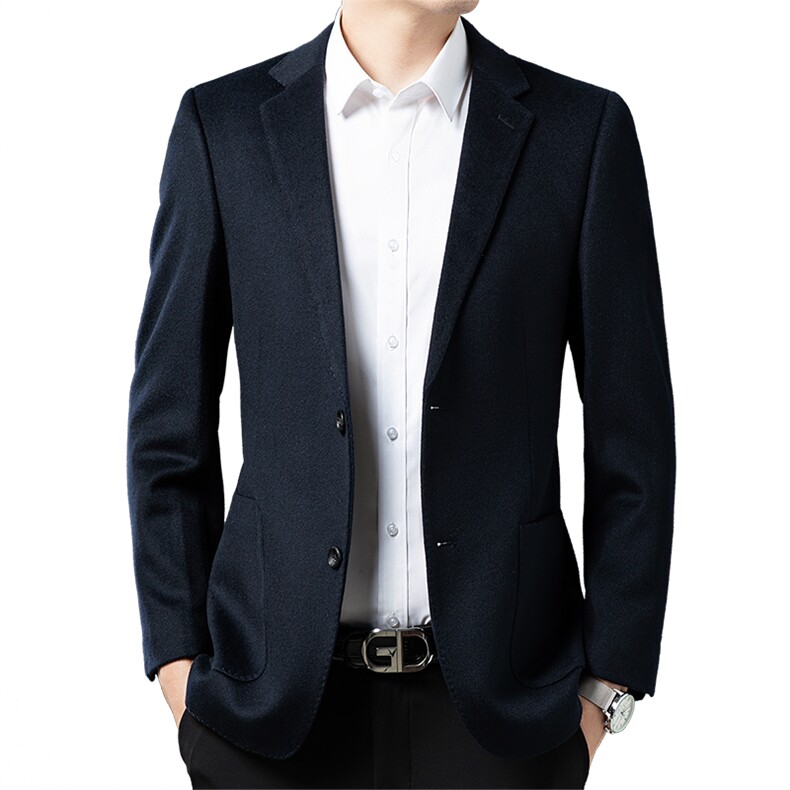 2026春秋冬季新款羊毛西装单西外套男商务休闲保暖日常便服,男装西服套装,电商B212（原钱塘6029）