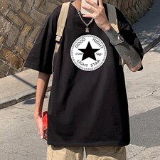 DX17008-P20纯棉短袖t恤男大码半袖打底衫宽松体恤衫港风,男装T恤,电商A040