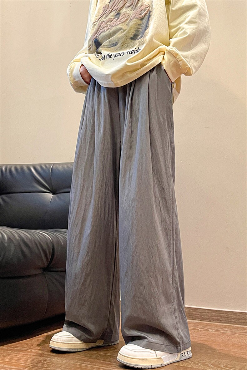 8XL-M特大码风棉麻裤男长裤子宽松直筒型休闲拖地裤k955P65,男装休闲裤,电商D206-1