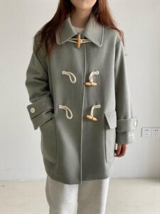 牛角扣?可脱卸羽绒内胆,其它,土布鱼