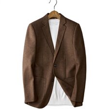 男士秋冬毛呢商务西装外套2020西服上衣单件免烫长袖上衣87，男装西服，电商D225