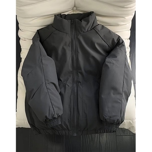 美式复古加厚立领工装棉服男女冬季情侣保暖棉衣 MY4139图片