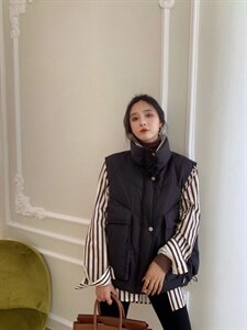 拼色马甲,女装马甲,卡希妮(5F)