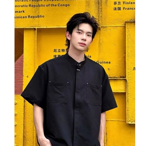 网络图慎用！图片只做展示大货已到新中式立领衬衫78013P48控78图片