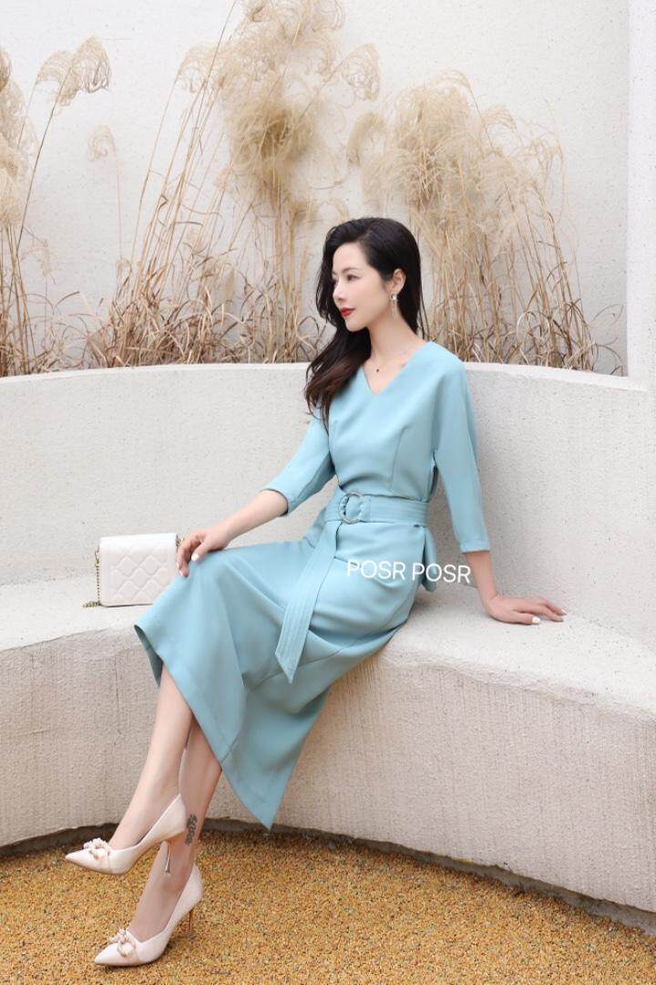 气质连衣裙，女装连衣裙，珀莎