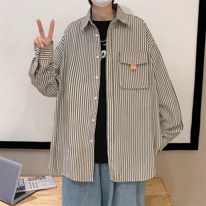 长袖修身工装衬衫C0010P35,男装衬衫,星座1116-2