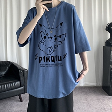 DX17078-P20纯棉短袖t恤男大码半袖打底衫宽松体恤衫港风，男装T恤，电商A040