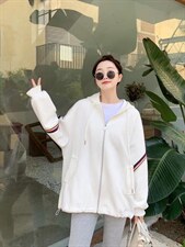 春季织带外套，其它，吉之红