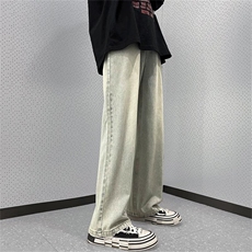 牛仔裤浅色水洗欧美春秋高街B225-K2395-P63-X78，男装牛仔裤，电商B225