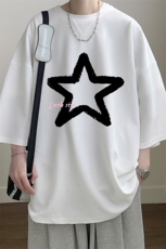 春夏季七分袖t恤男大码五分袖男短袖中袖Q11286-P30，男装T恤，电商A040