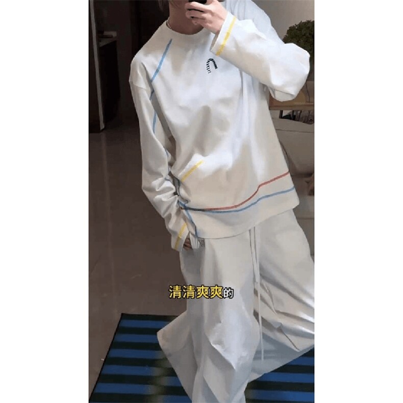 美式高街解构工艺速干长袖T恤衫男女款防晒上衣户外运动骑行服潮,男装防晒衣,电商A486