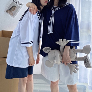 【2025春夏】JK制服海军水手服套装小披肩班服集体服团体服男女图片