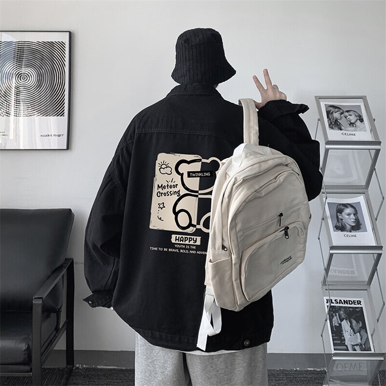 牛仔夹克男大码牛仔外套男茄克NJ77352-P60,男装夹克,电商A040