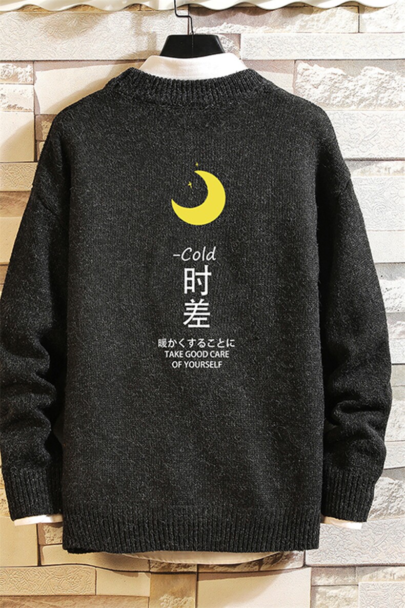 M19047-P45加绒款-P65加厚加绒毛衣男大码毛线衣男针织衫砖墙,男装针织衫/毛衣,电商A040A