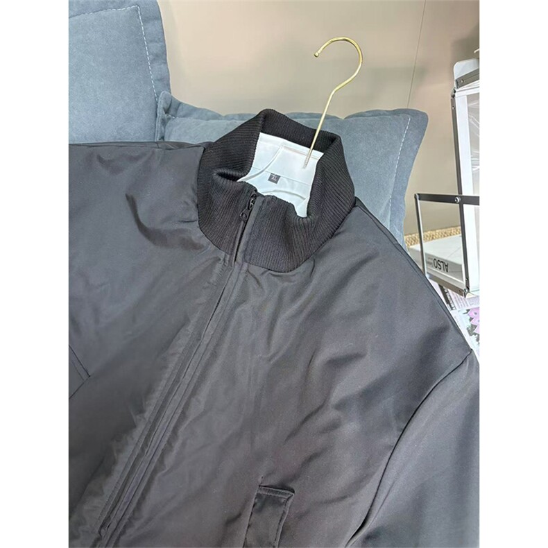 美式cleanfit廓型立领棒球棉服飞行夹克棉衣短款外套男MY6688/P80,男装夹克,电商基地A086