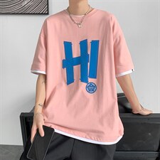 夏季新款男士短袖T恤港风时尚舒适百搭青春帅气潮牌TC3129-P30，男装T恤，星座717