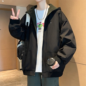 XZ102B-1春秋季宽松/连帽休闲外套潮夹克JK2538-P85图片