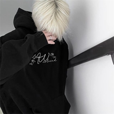 抖音得物高品质印花连帽卫衣秋冬装美式宽松连帽纯色卫衣ADL121，男装卫衣，电商A443