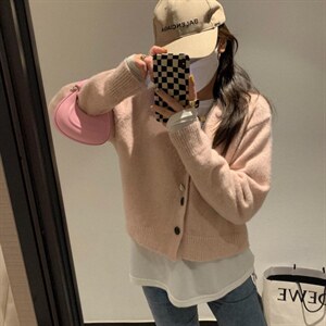 新款 爱心钻卡小开衫 软乎乎,其它,XTZ style