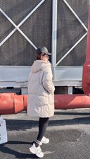 冬季新款假两件羽绒服，女装羽绒服，摩登风暴