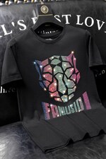 夏季套头短袖燙钻潮休闲圆领T恤亮片大码简欧QT4066-1-A1006-P50，男装T恤，电商A227B（原钱塘4066-1）