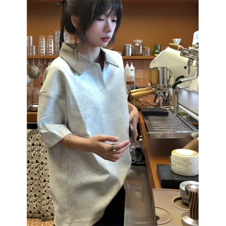 百搭假两件男女拼接装饰搭配假衬衫卫衣加分叠穿领子潮TR337,男装Polo衫,星座1116A（原606A-3）