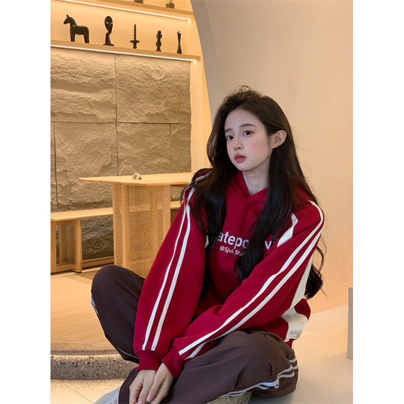 EE047-P75卫衣男女情侣装薄款2024宽松拉链开衫外套连帽韩版上衣,女装短外套,星座911-3