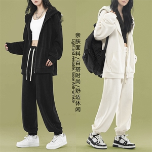 重磅条绒开衫外套加束脚裤美式潮牌复古休闲-TZ850特批117图片
