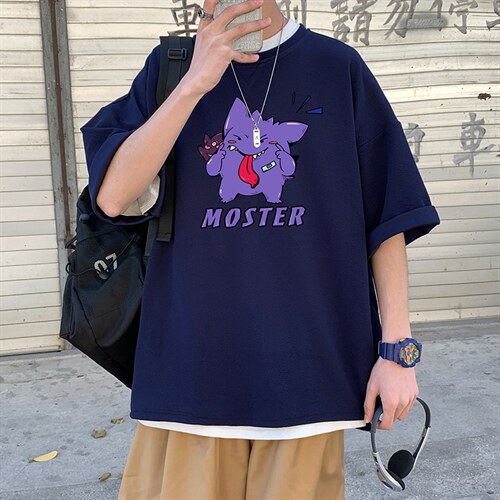 Q11087-P30春夏季七分袖t恤男大码五分袖男短袖中袖,男装T恤,电商A040
