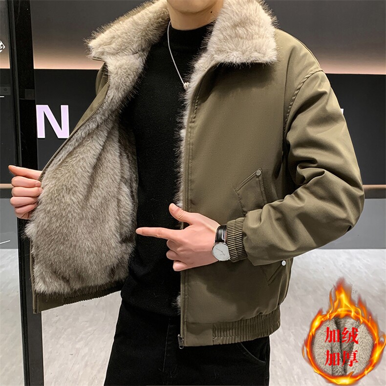 MA31-P125（座山雕）冬季新款加棉加厚帅气派克服宽松时尚棉服,男装棉衣,星座507A（原星座306B-2）