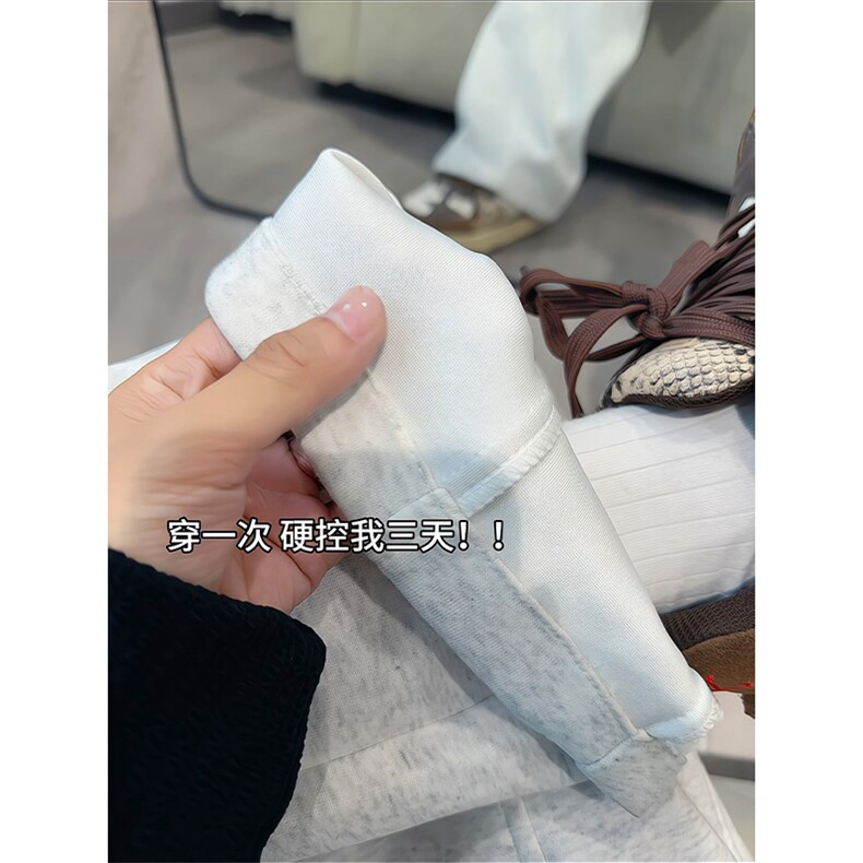 2026春季新款内景华棉拼接微喇长裤M-5XLHK25624-特P22,男装休闲裤,电商A022