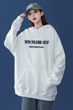 2024春季新款美式字母印花简约休闲宽松连帽卫衣潮W258P35控58，男装卫衣，A247A
