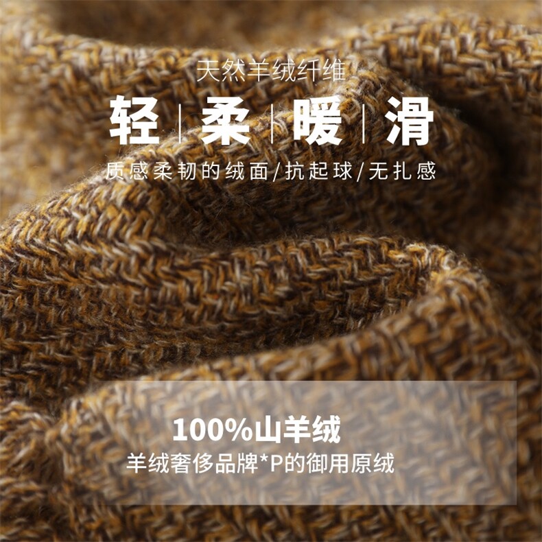 2025秋冬款美拉德色调复古花纱流苏披肩围巾,饰品围巾,绒上羊绒