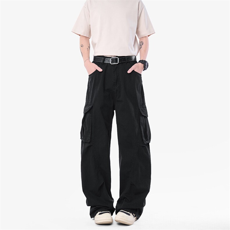 K37342-P80-X118-成分：100棉-270克-褪色水洗弯刀工装裤,男装工装外套,电商A310