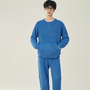 新款休闲保暖时尚情侣套装家居服两件套TZ3151-P100