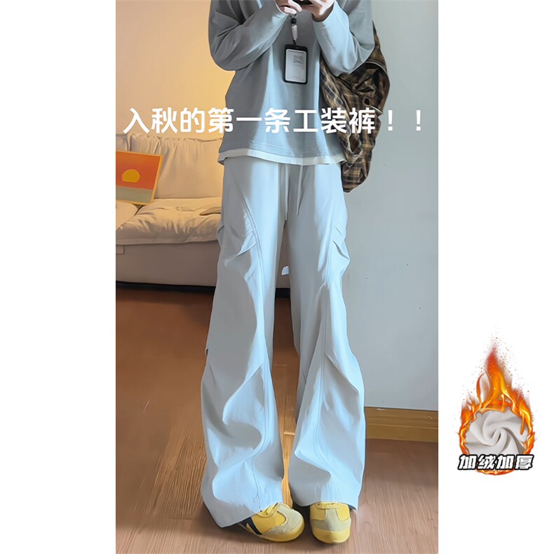 2025HK25600加绒内景打褶加绒伞兵长裤M-5XLHK25769-特P24,男装卫衣,电商A022