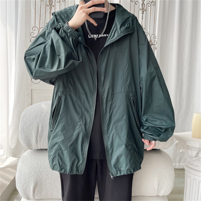 F8077/P60防晒指数UPF50+有报告防紫外线防晒服男外套防晒衣,男装防晒衣,电商A141