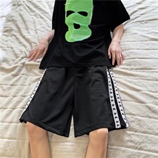男夏季潮流时尚休闲短裤编织裤子五分裤D6803P25图片