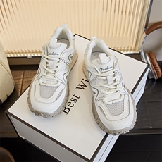 真皮阿甘鞋女2024夏季新款休闲百搭鞋子女轻薄透气老爹鞋运动女鞋，女鞋休闲鞋，电商A223
