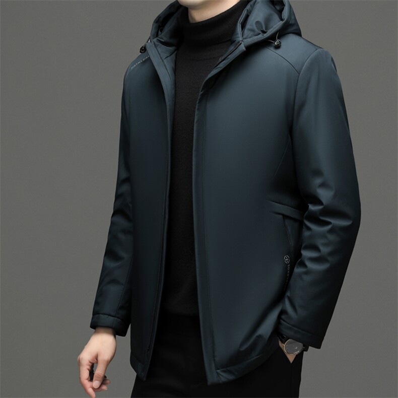 DMF902钱塘2020-2冬季厚款商务休闲简约中年男士棉服货稳P152图片